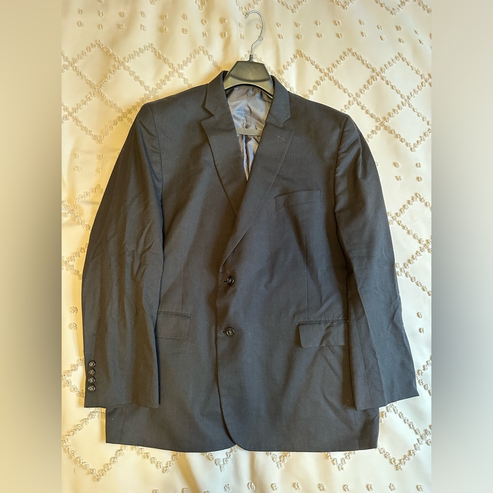 Stanford Men’s Black Suit Jacket - 50R